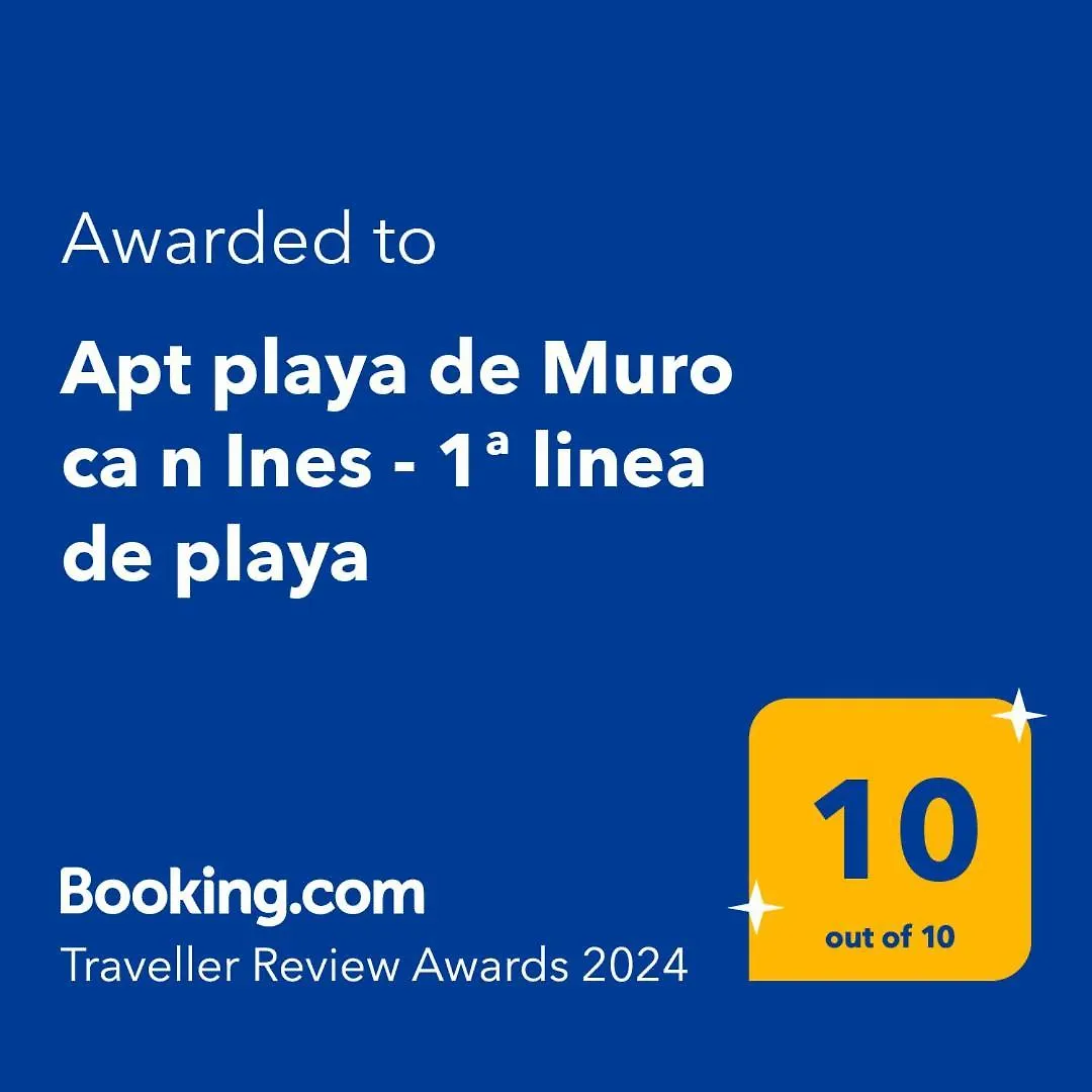 Apt Playa De Muro Ca N Ines - 1ª Linea De Playa Apartment Port de Alcudia